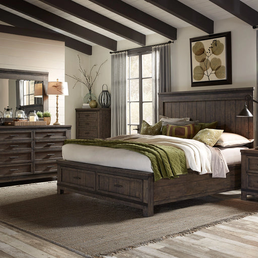 Thornwood Hills King Storage Bed, Dresser & Mirror, Chest image