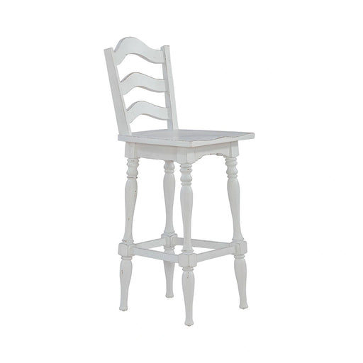 Magnolia Manor Ladderback Swivel Bar Stool image