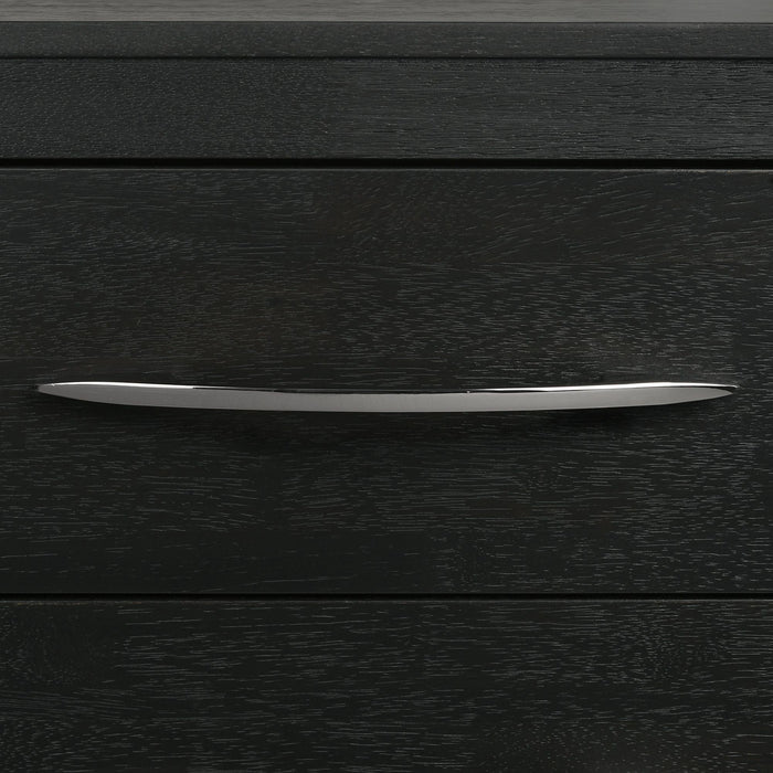 Allan 2-Drawer Nightstand in Black