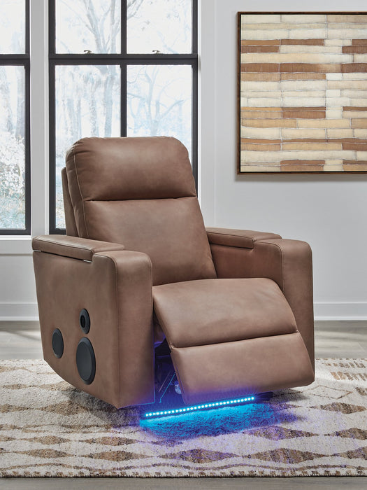 Lorrenton Power Glider Recliner with Audio System - Red Gate Home Furnishings (Ball Ground, GA)