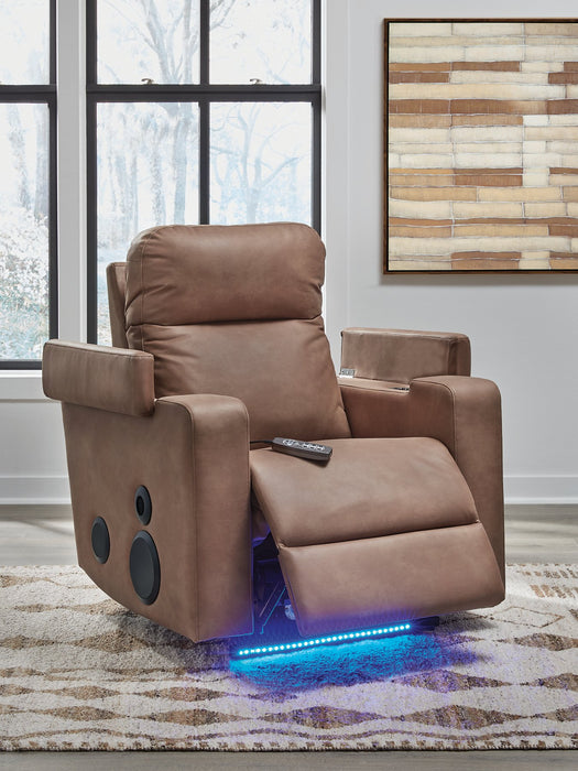 Lorrenton Power Glider Recliner with Audio System - Red Gate Home Furnishings (Ball Ground, GA)