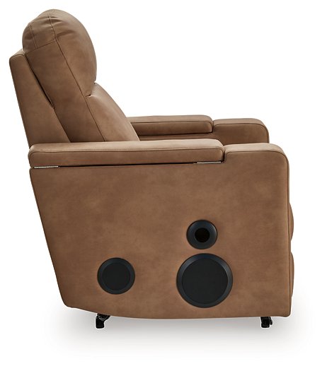 Lorrenton Power Glider Recliner with Audio System - Red Gate Home Furnishings (Ball Ground, GA)