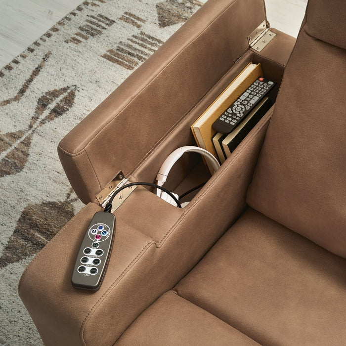 Lorrenton Power Glider Recliner with Audio System - Red Gate Home Furnishings (Ball Ground, GA)