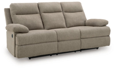 Side-Swipe Reclining Sofa with Drop Down Table - Red Gate Home Furnishings (Ball Ground, GA)