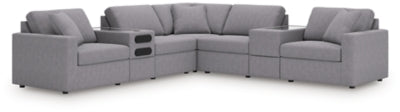 Modmax Balanced Sectional with Audio and Storage Consoles - Red Gate Home Furnishings (Ball Ground, GA)