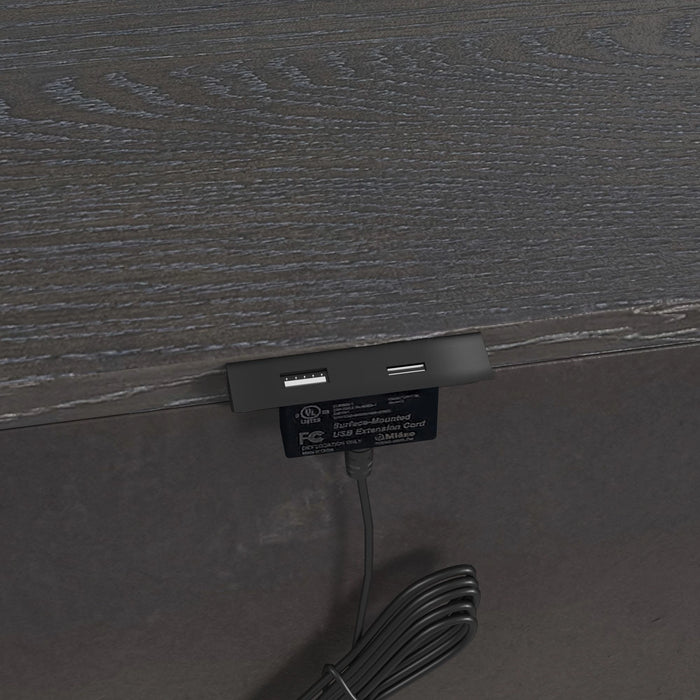 Hampton Kids Over Loft with Ladder and Desk with Speaker Bedroom Set
