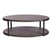 Liberty Furniture Modern View Oval Cocktail Table in Gray image