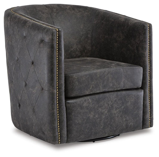 Brentlow Swivel Accent Chair - Red Gate Home Furnishings (Ball Ground, GA)