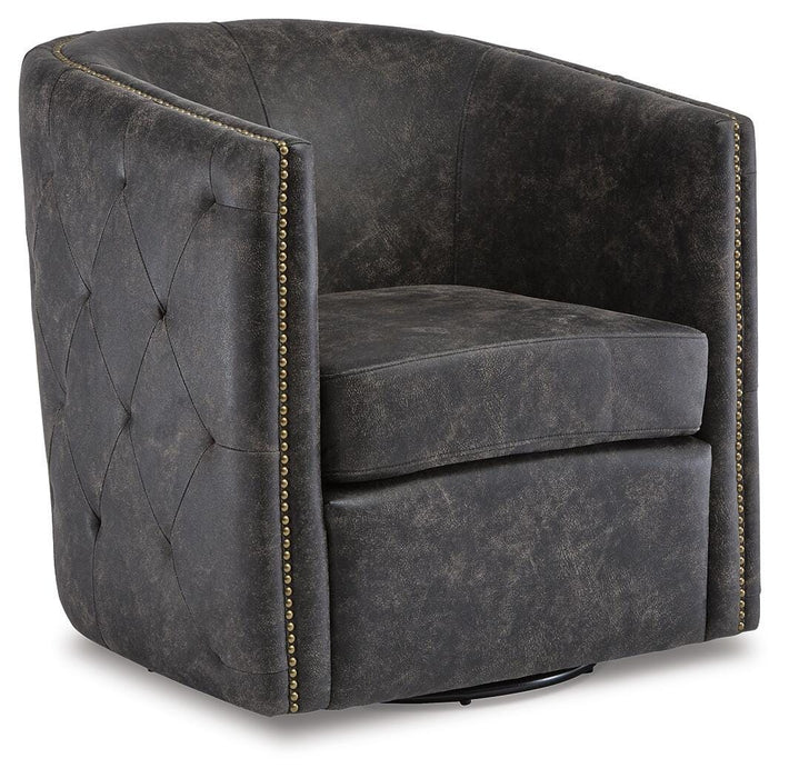 Brentlow Swivel Accent Chair - Red Gate Home Furnishings (Ball Ground, GA)