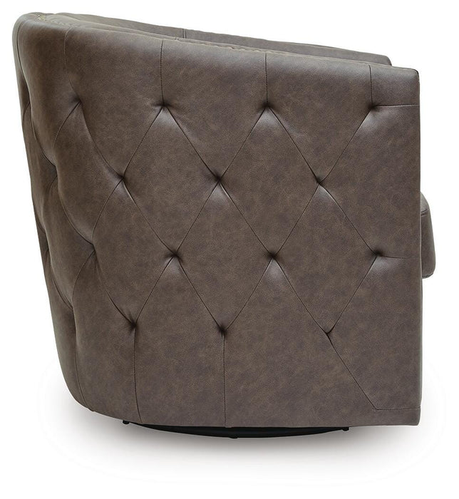 Brentlow Swivel Accent Chair - Red Gate Home Furnishings (Ball Ground, GA)