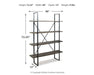Gilesgrove Bookcase - Red Gate Home Furnishings (Ball Ground, GA)