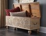 Fossil Ridge Storage Bench - Red Gate Home Furnishings (Ball Ground, GA)