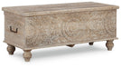 Fossil Ridge Storage Bench - Red Gate Home Furnishings (Ball Ground, GA)