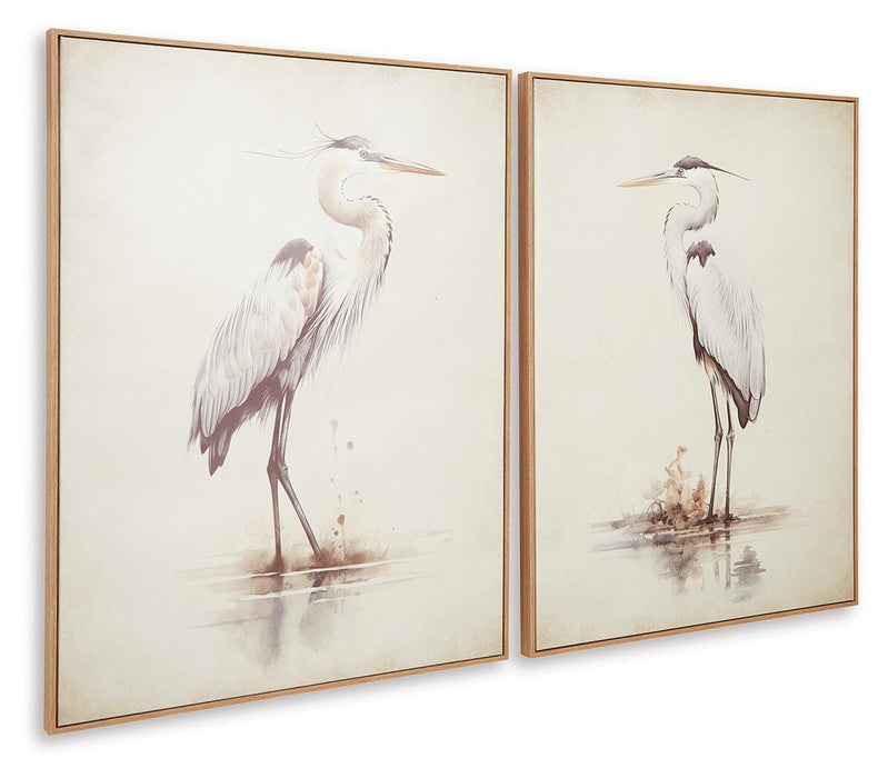 Aubinell Wall Art (Set of 2) - Red Gate Home Furnishings (Ball Ground, GA)