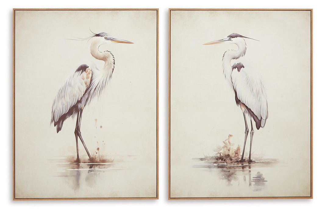 Aubinell Wall Art (Set of 2) - Red Gate Home Furnishings (Ball Ground, GA)