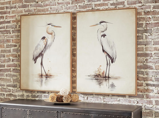 Aubinell Wall Art (Set of 2) - Red Gate Home Furnishings (Ball Ground, GA)