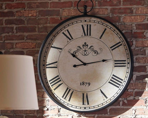 Augustina Wall Clock - Red Gate Home Furnishings (Ball Ground, GA)