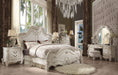 Versailles Bone White Queen Bed - Red Gate Home Furnishings (Ball Ground, GA)