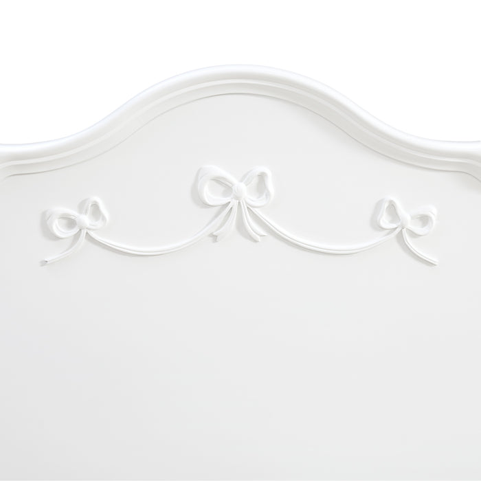 Alana Crib with Guardrails in White