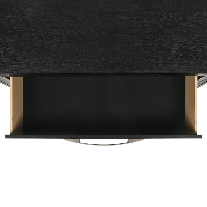 Allan Dresser & Mirror Set in Black