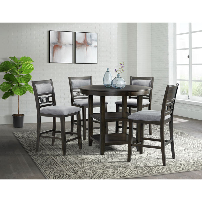 Amherst Counter Table w/Wood Leg Dark Finish