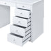 Amia Complete Dressing Table with Lightbulbs - Red Gate Home Furnishings (Ball Ground, GA)