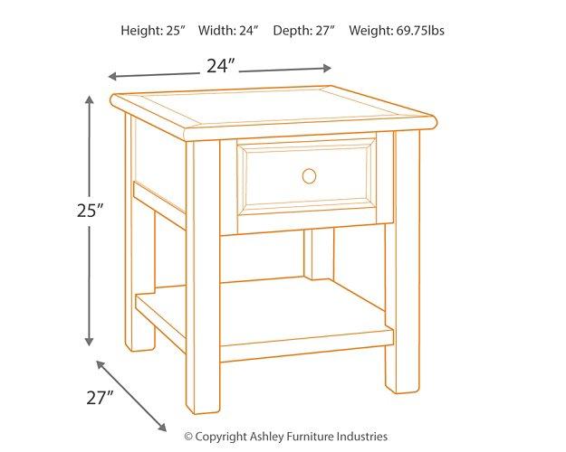 Bolanburg End Table - Red Gate Home Furnishings (Ball Ground, GA)