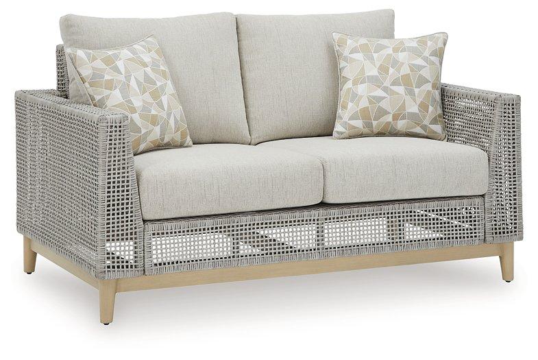 Seton Creek Outdoor Seating Set - Red Gate Home Furnishings (Ball Ground, GA)