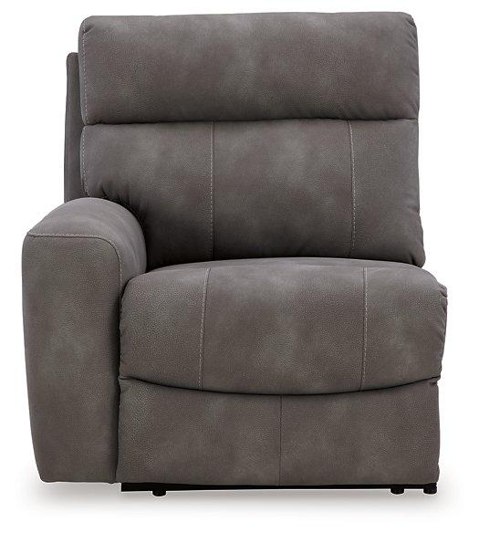 Next-Gen DuraPella Power Reclining Sectional Loveseat with Console - Red Gate Home Furnishings (Ball Ground, GA)