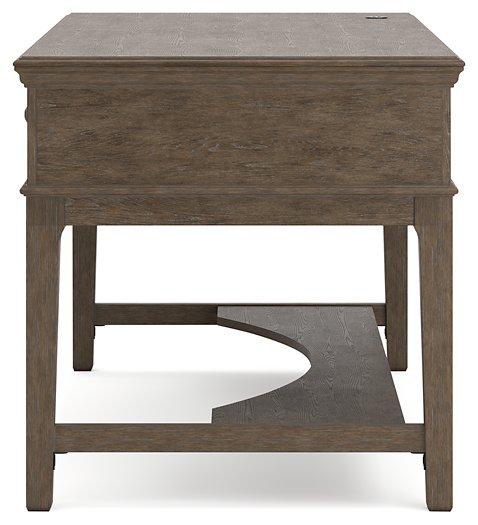 Janismore Home Office Storage Leg Desk