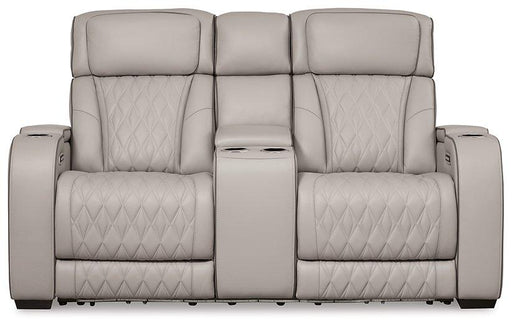Boyington Power Reclining Loveseat with Console - Red Gate Home Furnishings (Ball Ground, GA)