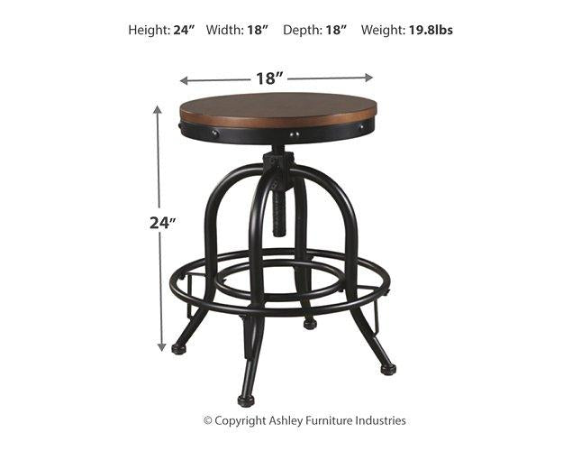 Valebeck Counter Height Bar Stool - Red Gate Home Furnishings (Ball Ground, GA)