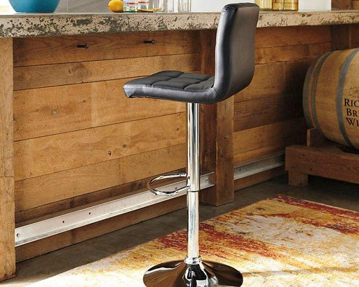 Bellatier Adjustable Height Bar Stool - Red Gate Home Furnishings (Ball Ground, GA)