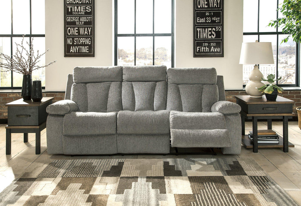 Mitchiner Reclining Sofa with Drop Down Table