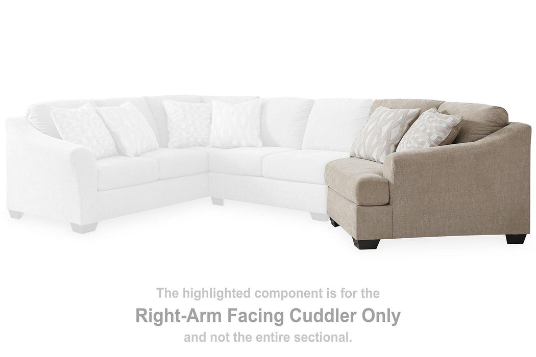 Brogan Bay 3-Piece Sectional with Cuddler