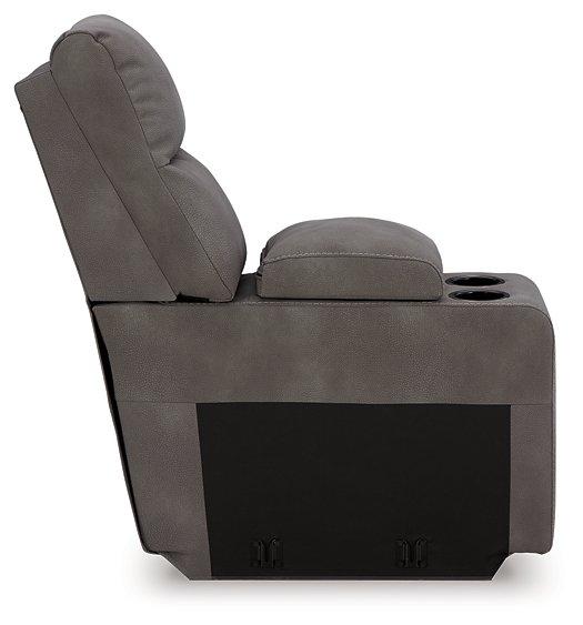 Next-Gen DuraPella Power Reclining Sectional Loveseat with Console - Red Gate Home Furnishings (Ball Ground, GA)