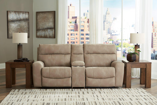 Next-Gen DuraPella Power Reclining Sectional Loveseat with Console - Red Gate Home Furnishings (Ball Ground, GA)