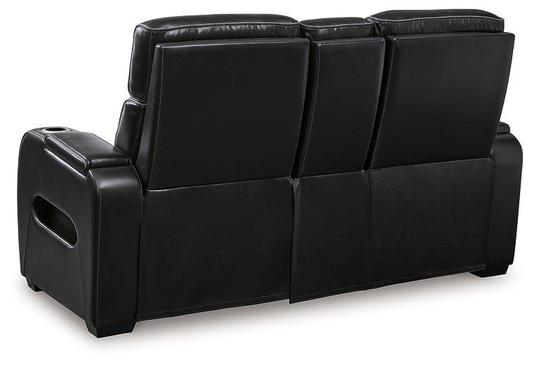 Boyington Power Reclining Loveseat with Console - Red Gate Home Furnishings (Ball Ground, GA)