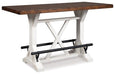 Valebeck Counter Height Dining Table - Red Gate Home Furnishings (Ball Ground, GA)