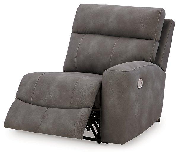 Next-Gen DuraPella Power Reclining Sectional Loveseat with Console - Red Gate Home Furnishings (Ball Ground, GA)