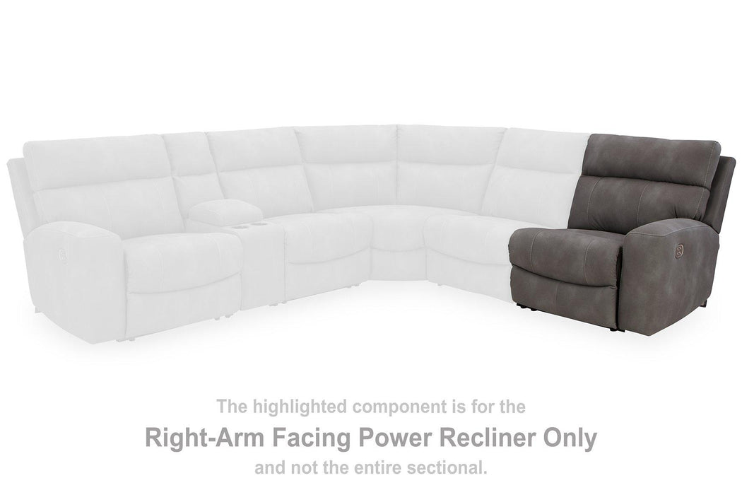 Next-Gen DuraPella Power Reclining Sectional Loveseat - Red Gate Home Furnishings (Ball Ground, GA)
