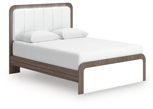 Kendanport Upholstered Bed - Red Gate Home Furnishings (Ball Ground, GA)