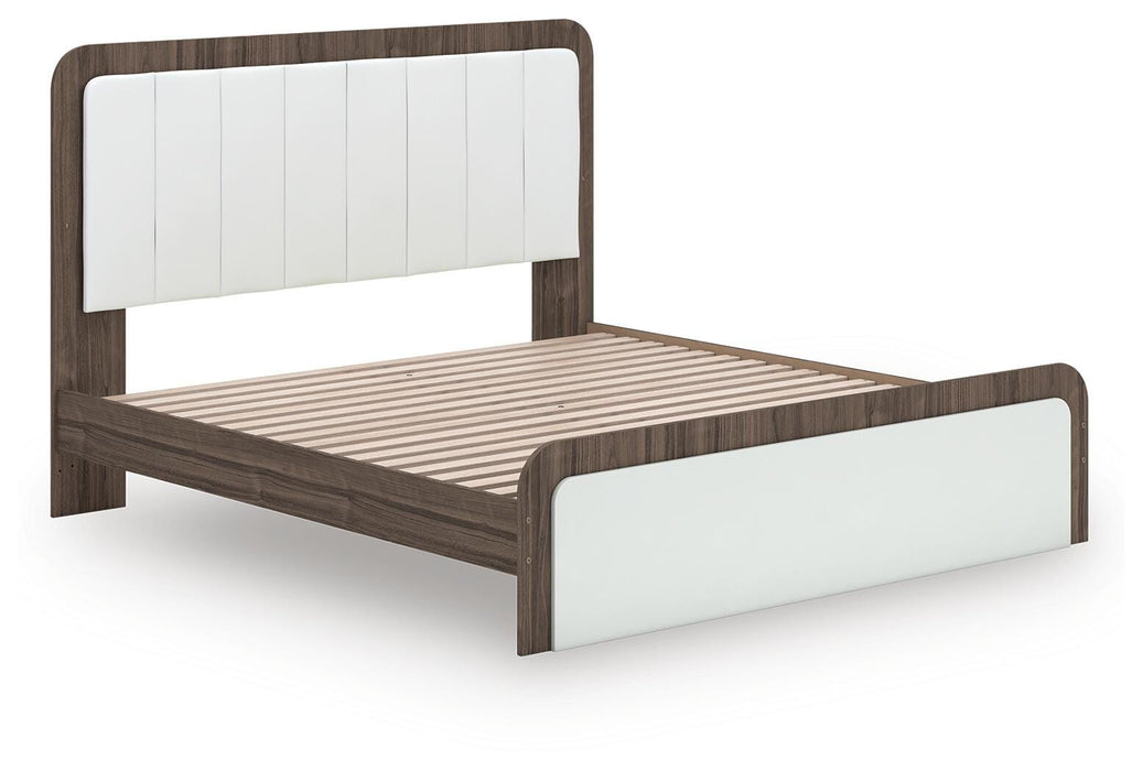 Kendanport Upholstered Bed - Red Gate Home Furnishings (Ball Ground, GA)