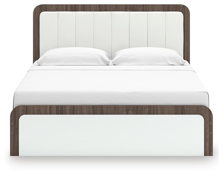 Kendanport Upholstered Bed - Red Gate Home Furnishings (Ball Ground, GA)