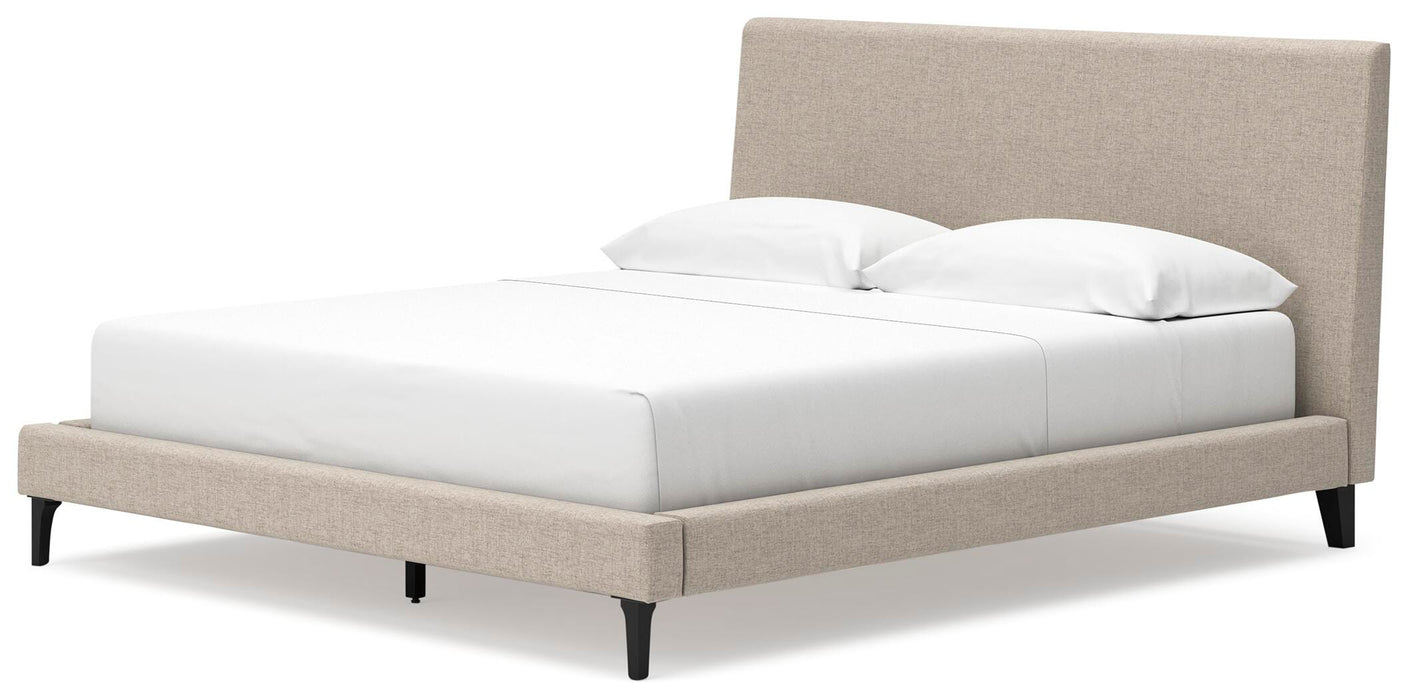 Cielden Upholstered Bed with Roll Slats - Red Gate Home Furnishings (Ball Ground, GA)