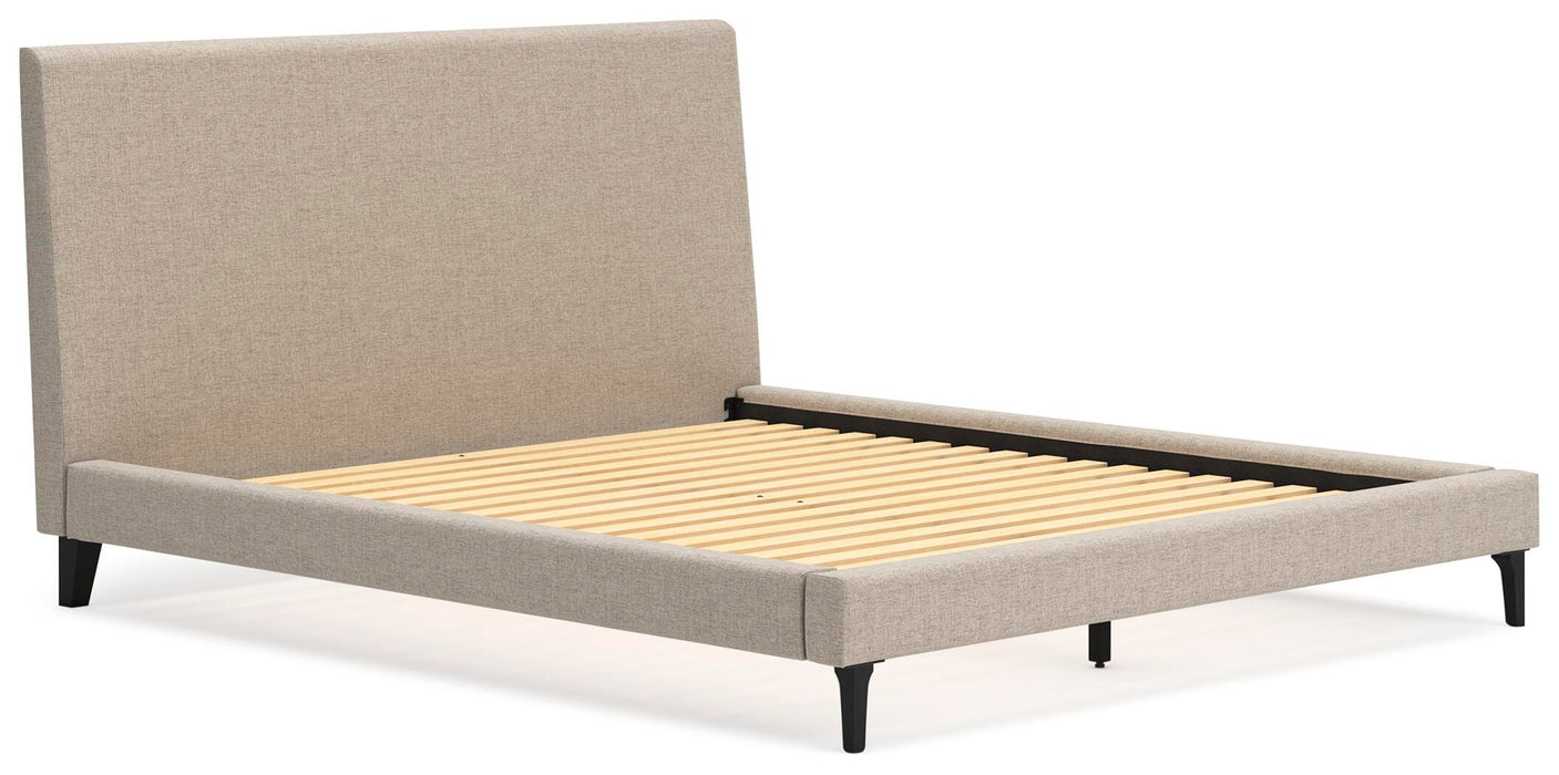 Cielden Upholstered Bed with Roll Slats - Red Gate Home Furnishings (Ball Ground, GA)