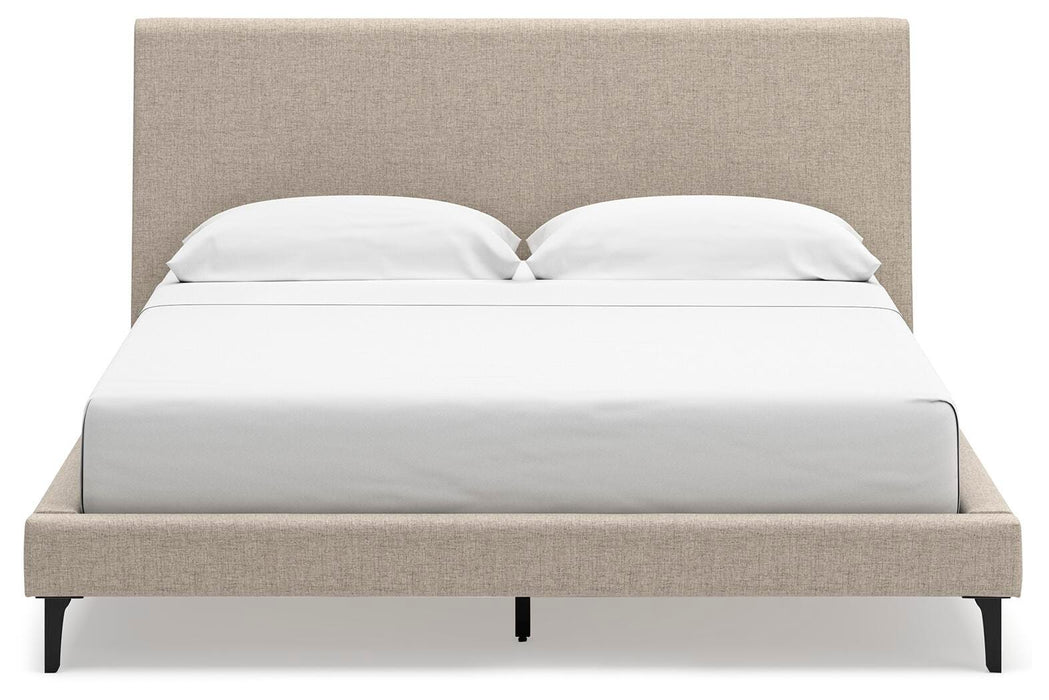 Cielden Upholstered Bed with Roll Slats - Red Gate Home Furnishings (Ball Ground, GA)