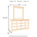 Huey Vineyard Dresser and Mirror - Red Gate Home Furnishings (Ball Ground, GA)