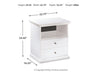Bostwick Shoals Nightstand - Red Gate Home Furnishings (Ball Ground, GA)