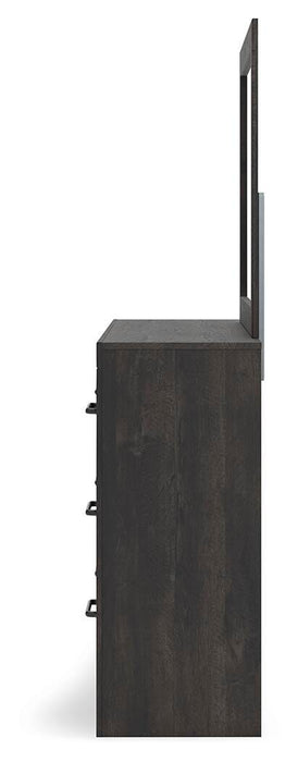 Hollivern Dresser and Mirror - Red Gate Home Furnishings (Ball Ground, GA)